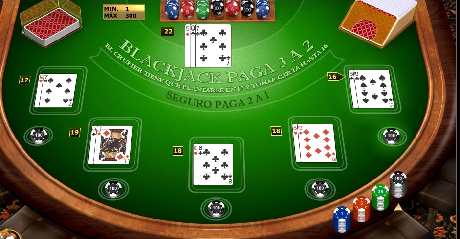 bonos casino online blackjack