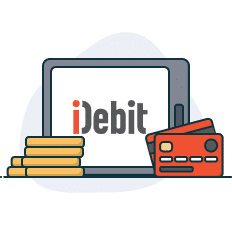 Logo del método de pago en casino online iDebit