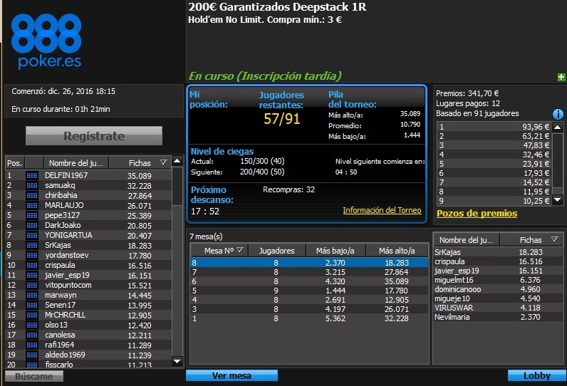 888Poker Snap