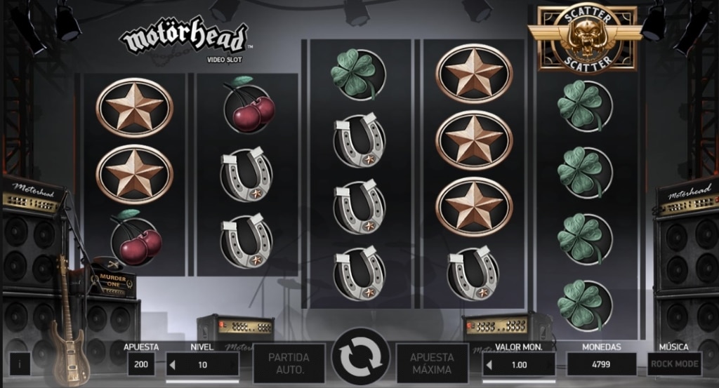 Motörhead tragaperras