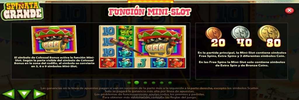 Spiñata Grande mini-slot