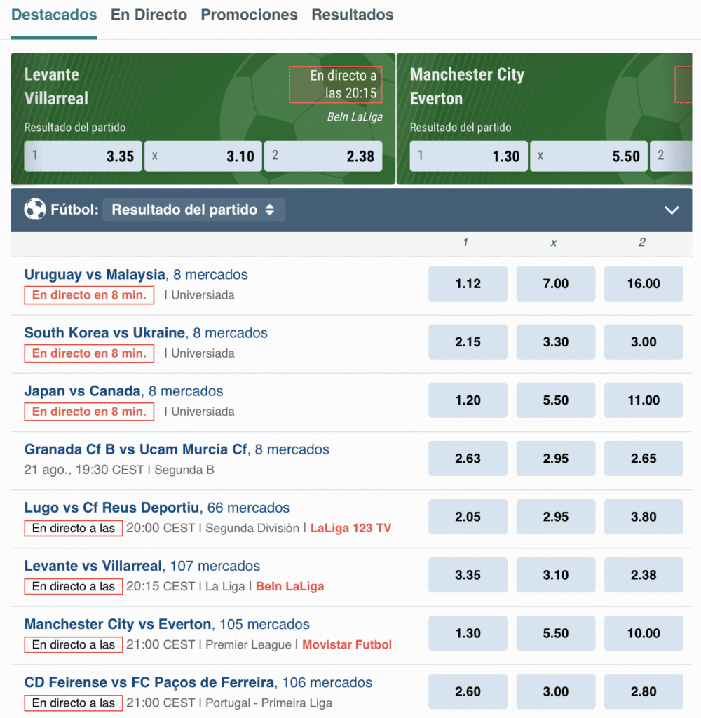 Betstars apuestas