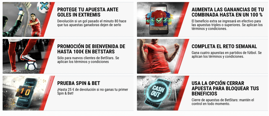 Betstars promociones