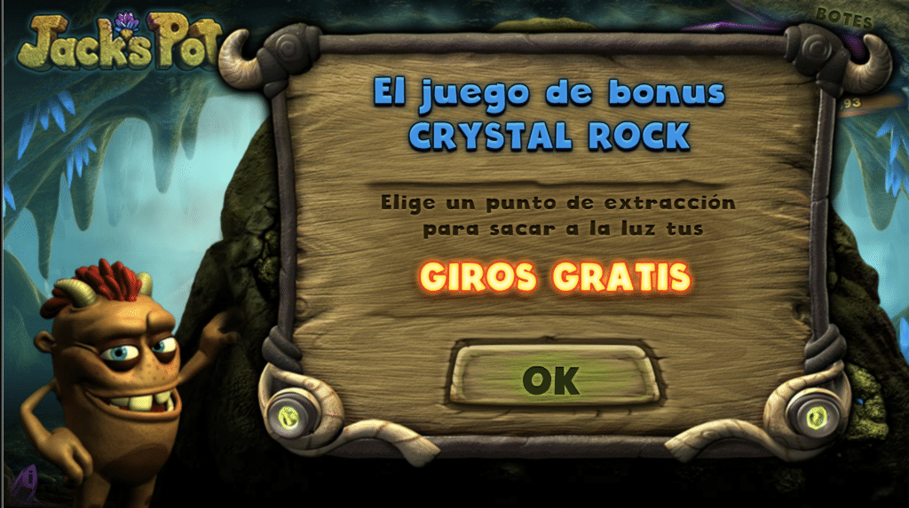 Jack´s Pot juego de bonificación