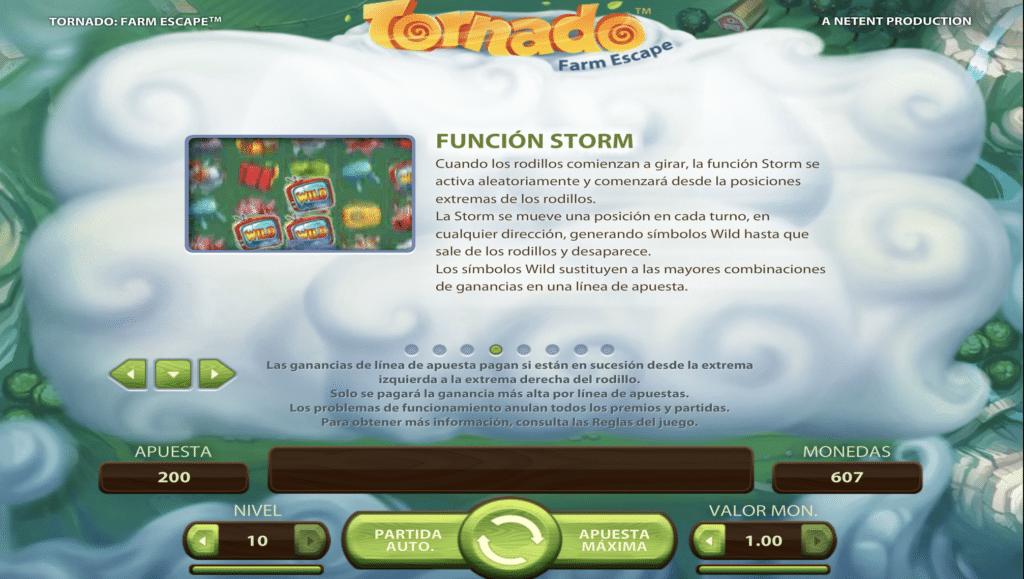 Tornado Función Storm