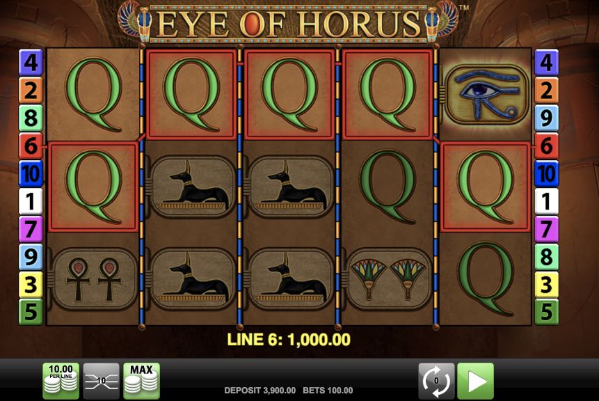 Eye of Horus premio