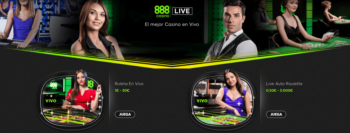 888Casino Ruleta en vivo