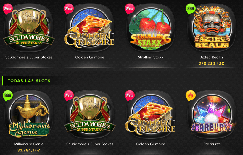 888Casino slots