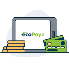 Logo del método de pago ecoPayz en casinos online