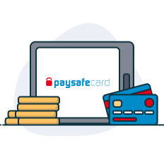 Logo del método de pago Paysafecard en casinos online
