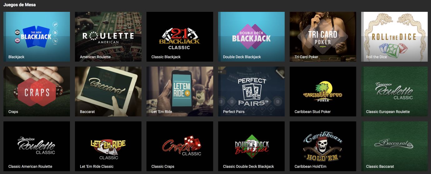 bodog Juegos de mesa