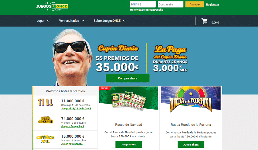 Lotería Online ONCE