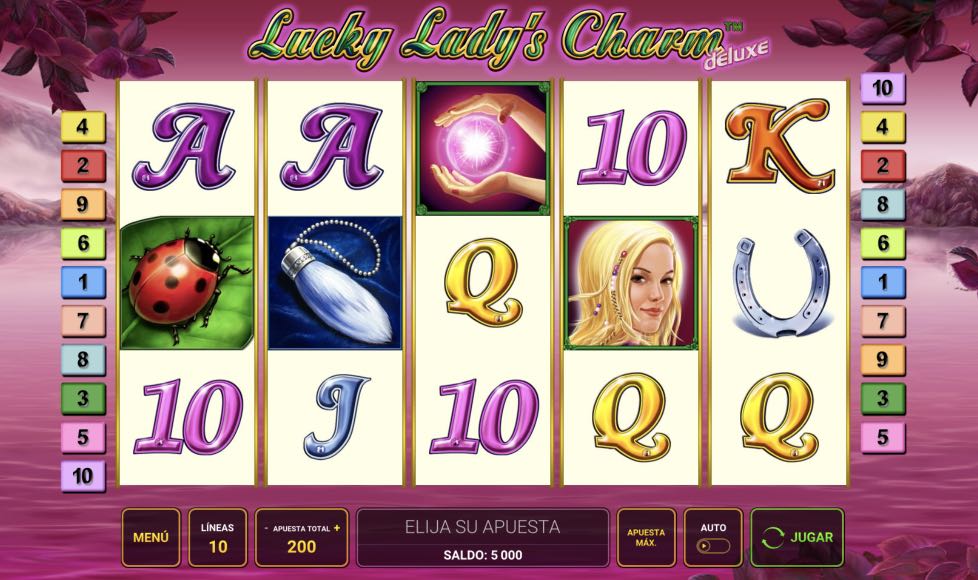 Lucky Lady's Charm Deluxe tragaperras