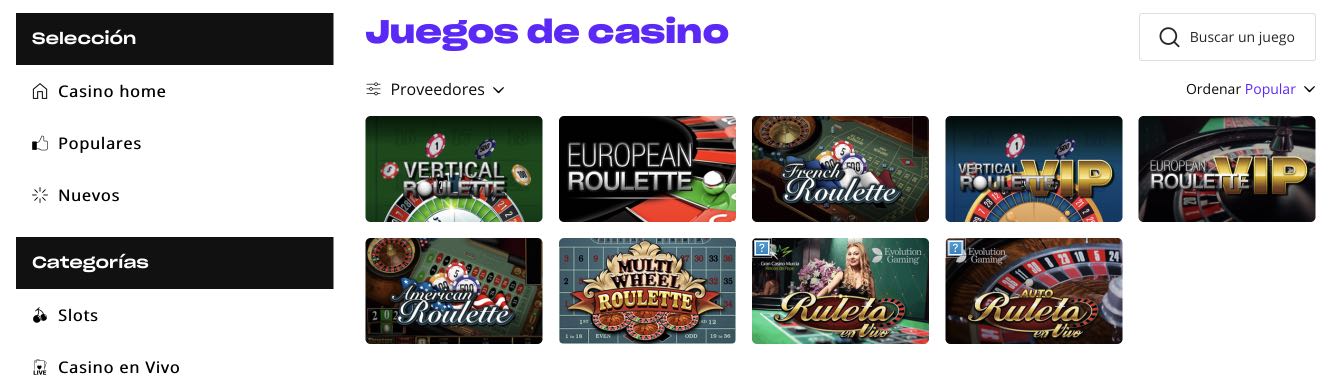 Versus casino
