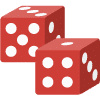Icono del juego de dados en el casino online