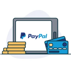 Logo del método de pago PayPal en casinos online
