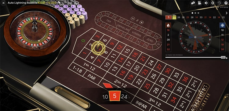 Ruleta Relámpago del casino online Casumo