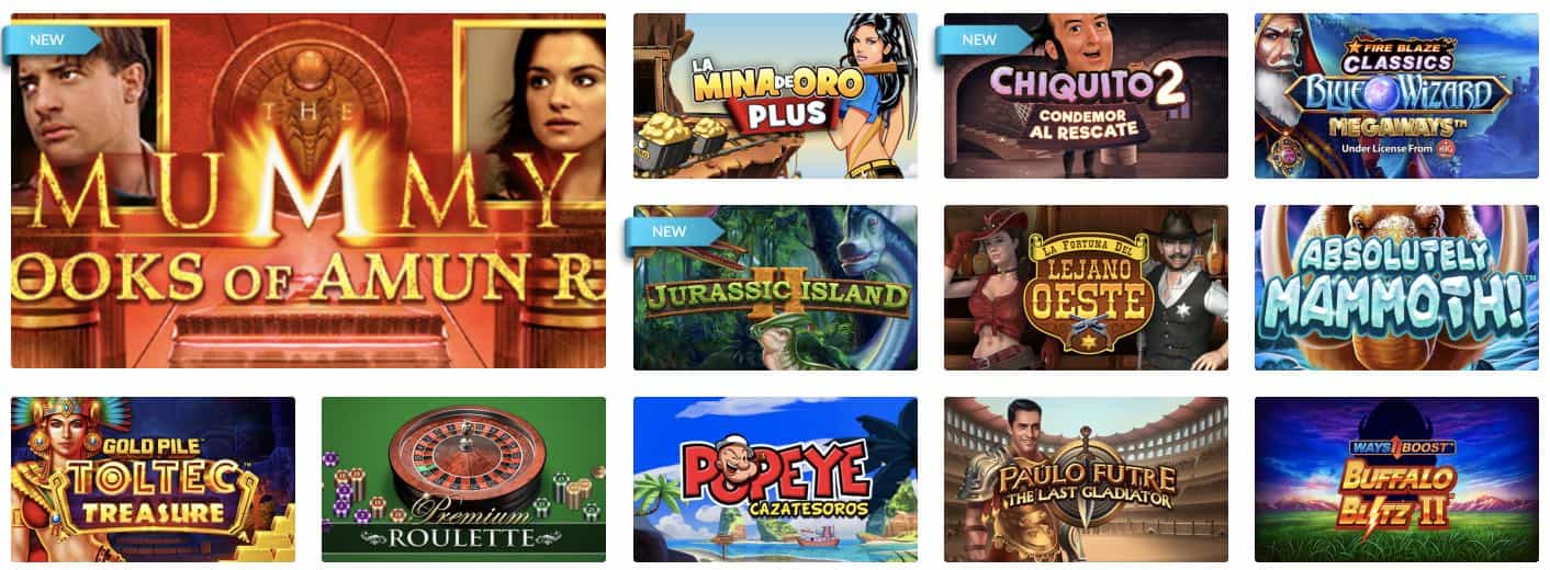 Juegos en Mansion Casino
