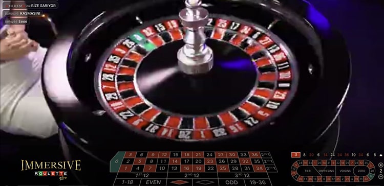 Ruleta inversiva en el casino online VeoWin