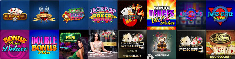 Póker en el casino online Vulkan Vegas