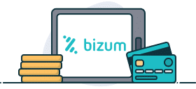 Logo del método de pago Bizum en los casinos online