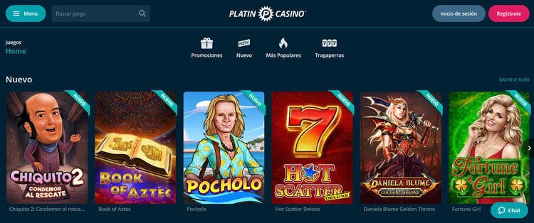 Platin Casino Registro