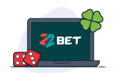 Logo del casino online 22bet