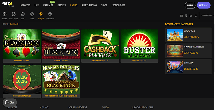 Casino online retabet slider 3 casino comparador